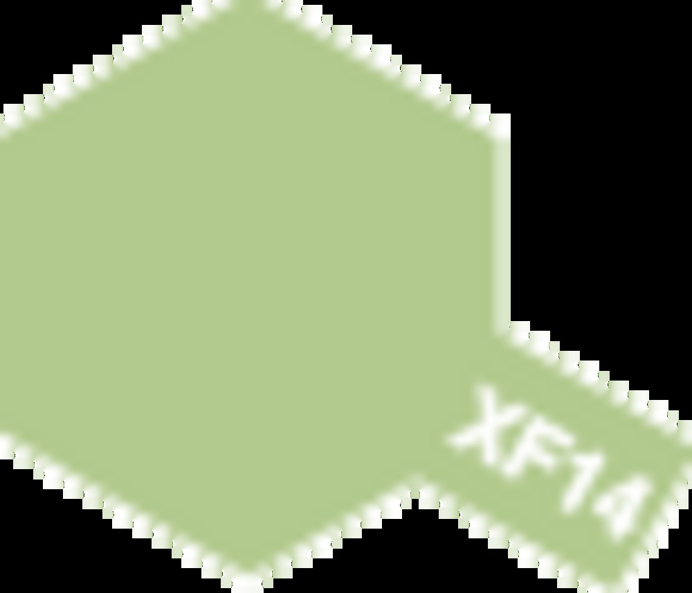 タミヤカラー XF14 明灰緑色 エナメル塗料 (つや消し) タミヤ｜テラフォーマー