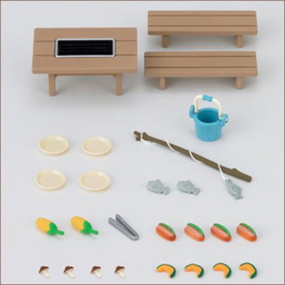 sylvanian families barbecue set