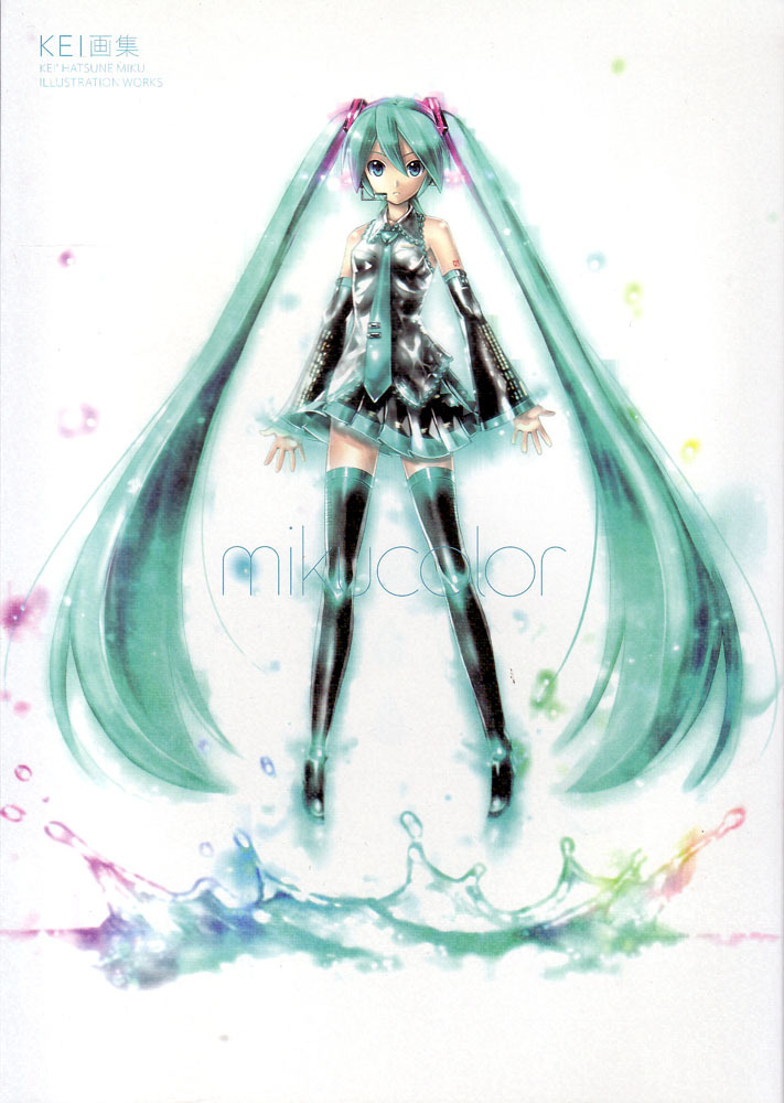 From Japan Japanese Kei Illustrations Book Mikucolor Keihatsune Miku